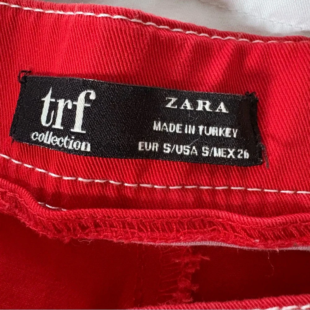 Zara Trf Collection Wide Leg Cropped Streetwear Casual Sz S